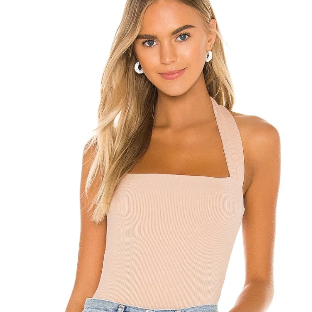 Superdown Candice Halter Bodysuit XXS NWOT